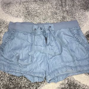 comfy denim looking shorts